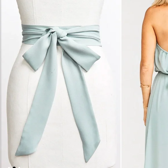 Show Me Your MuMu | Dresses | Show Me Your Mumu Bridesmaid Long Sash In Silver Sage Crisp | Poshmark Show Me Your MuMu | Dresses | Show Me Your Mumu Bridesmaid Long Sash In Silver Sage Crisp | Poshmark